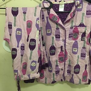 Rare  Munki Munki Champagne Pajamas S